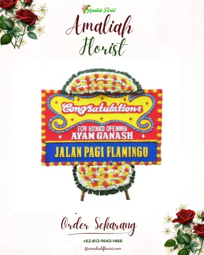 Bunga Papan Congratulation di Benjor